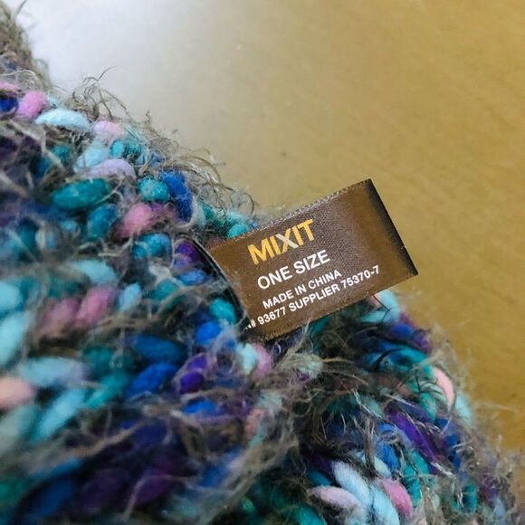 MixIt Thick Cozy Crochet Knit Multicolor Infinity Scarf - Picture 4 of 4